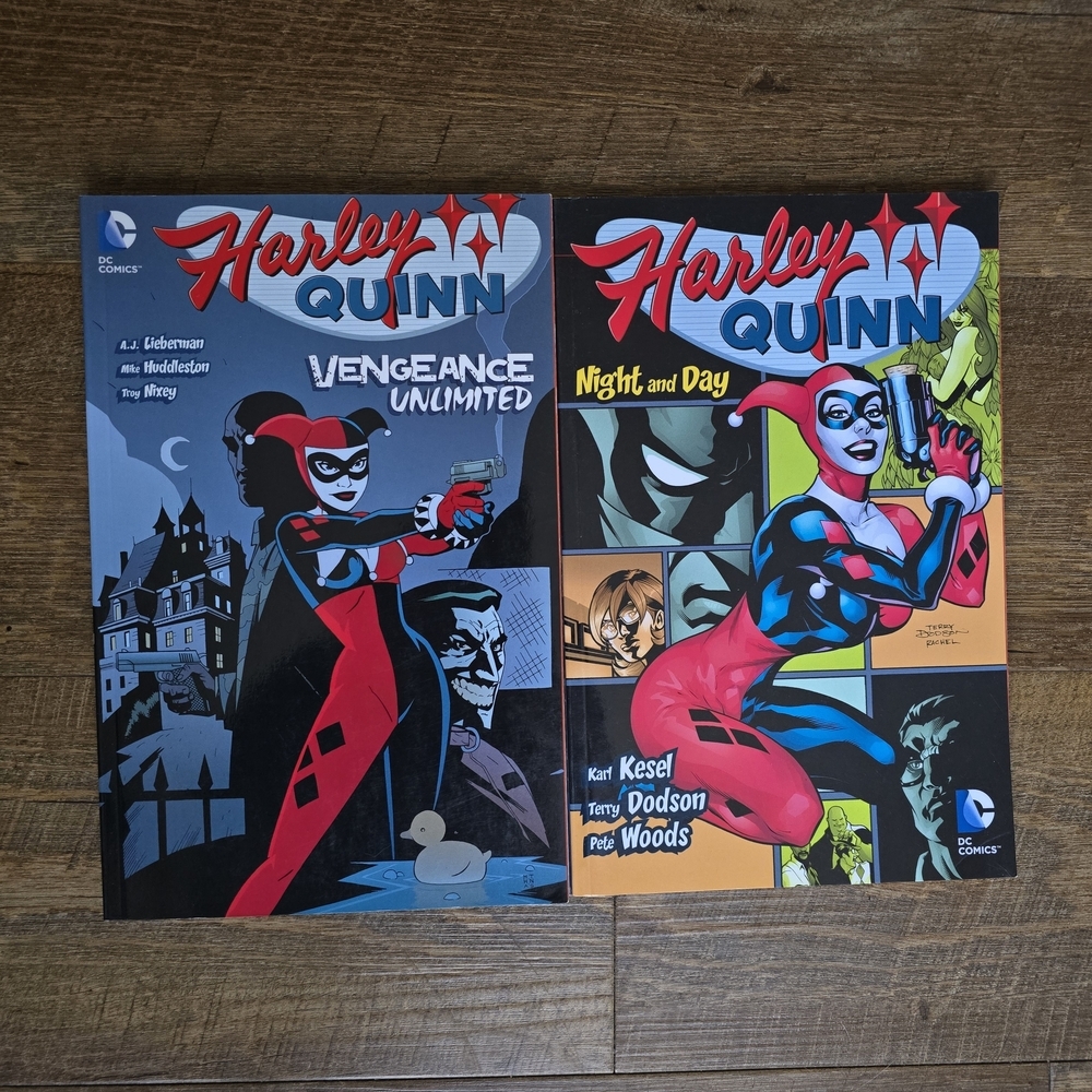 Harley Quinn Comic Bundle Night and Day Vengeance Unlimited TPB